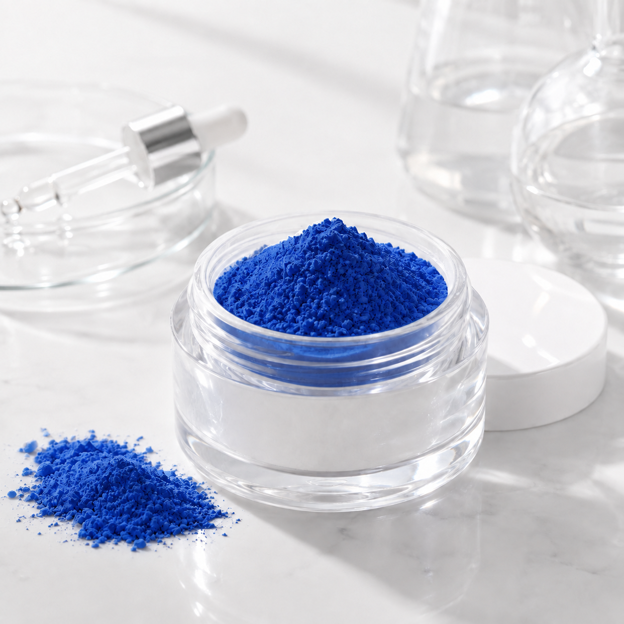 GHK-Cu Copper Peptide Powder — 99% Pure Cosmetic Grade