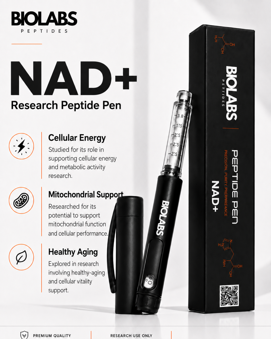 NAD+ Peptide Pen